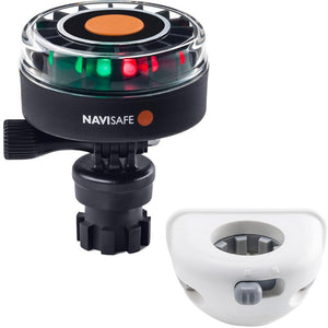 Navisafe Navilight 2NM Tricolor w/Navimount Base Vertical Mount - White - TRAPSKI