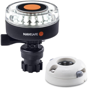 Navisafe Navilight 360 2NM White w/Navimount Base Horizontal Mount - White - TRAPSKI