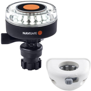 Navisafe Navilight 360 2NM White w/Navimount Base Vertical Mount - White - TRAPSKI