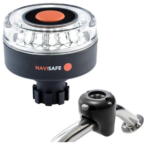 Navisafe Navilight 360 2NM w/Navibolt Base Rail Mount - Black - TRAPSKI