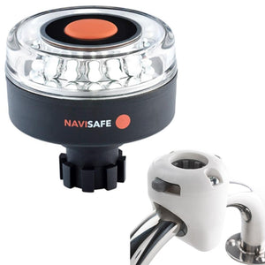 Navisafe Navilight 360 2NM w/Navibolt Base Rail Mount - White - TRAPSKI