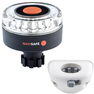 Navisafe Navilight 360 2NM w/Navibolt Base Vertical Mount - White - TRAPSKI