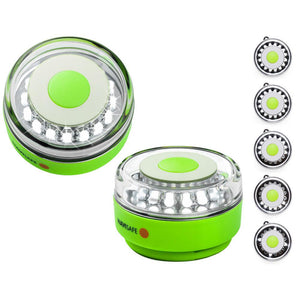 Navisafe Navilight All-White 5 Mode 360 Rescue 2NM w/Green Magnet Base - TRAPSKI