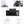 6 Burner Outdoor Kitchen Island Grill with Wine Cooler and Rotisserie Kit - Black
