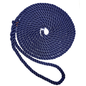 New England Ropes 5/8" Premium 3-Strand Dock Line - Navy Blue - 35 - TRAPSKI