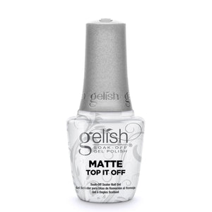 Gelish Matte & Gloss Duo Top It Off Soak Off Gel Nail Polish Sealer Clear Coat - TRAPSKI