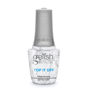 Gelish Matte & Gloss Duo Top It Off Soak Off Gel Nail Polish Sealer Clear Coat - TRAPSKI