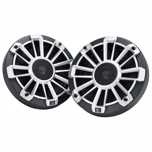 MB Quart NP1-116 Nautic Premium 6.5 Inch Marine Speaker Pair w/ 3 Grills, Black - TRAPSKI