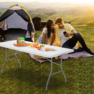 Portable Folding Camping Table with Carrying Handle