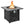 Square Propane Fire Pit Table with Lava Rocks and Rain Cover