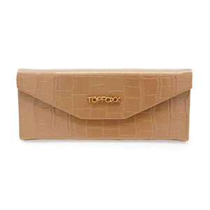Nude Faux Croco Hard Case - TRAPSKI