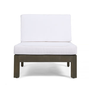 Oana 5-Piece V Shape Sofa Set - White
