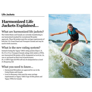 O'Brien Watersports Mens Flex V-Back Lightweight Life Jacket, Yellow, Size Large