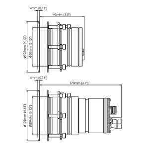 OceanLED Explore E6 XFM Underwater Light - Ultra White/Midnight Blue - TRAPSKI