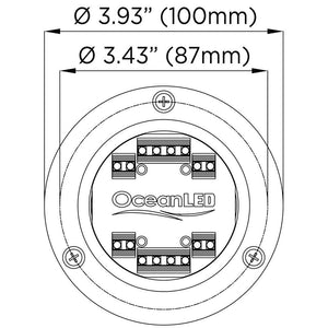 OceanLED Sport S3166S Underwater LED Light - Ultra White - TRAPSKI