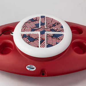 CreekKooler American Flag Insulated Floating Cooler Lid, 30 Quarts (Lid Only) - TRAPSKI