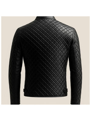 Ollie Black Leather Jacket - Men Leather Jacket Black