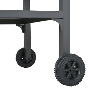 Outdoor Kitchen Cart Foldable Prep Station with Storage - Gray
