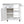 Outdoor Kitchen Island with Stainless Steel Top - Fir Wood