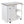 Outdoor Kitchen Island with Stainless Steel Top - Fir Wood