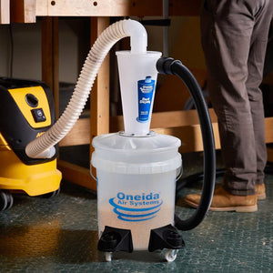 Oneida Air Systems Dust Deputy 2.5 Sturdy Deluxe All Clear Cyclone Separator Kit - TRAPSKI