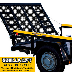 Gorilla Lift 2 Sided Tailgate Utility Trailer Gate & Ramp Lift Assist System