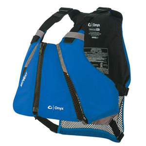 Onyx MoveVent Curve Paddle Sports Life Vest - XS/S - Blue - TRAPSKI