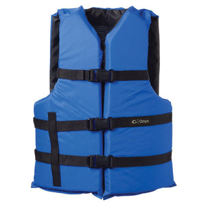 Onyx Nylon General Purpose Life Jacket - Adult Oversize - Blue - TRAPSKI