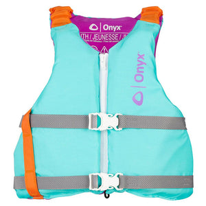 Onyx Youth Universal Paddle Vest - Aqua - TRAPSKI