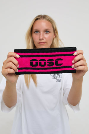 OOSC Après Headband - Black and Pink - TRAPSKI