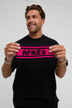 OOSC Après Headband - Black and Pink - TRAPSKI