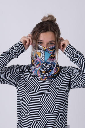 OOSC Neckwarmer - Blades of Glory Print - TRAPSKI