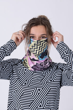 OOSC Neckwarmer - Saved By The Bell Print - TRAPSKI