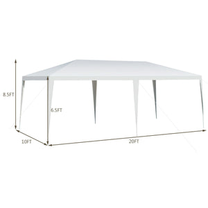 10 x 20 Feet Waterproof Canopy Tent with Tent Peg and Wind Rope