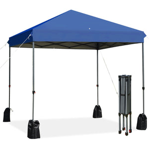 8’x8' Outdoor Pop up Canopy Tent w/Roller Bag