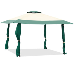13 Feet x 13 Feet Pop Up Canopy Tent Instant Outdoor Folding Canopy Shelter