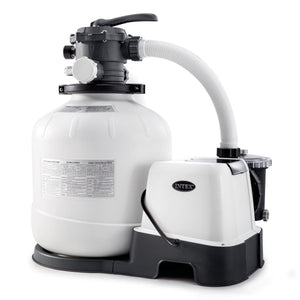 Intex 2,150 GPH Krystal Clear Saltwater System and Sand Filter Pump (Brown Box)