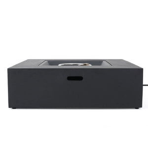 Outdoor 50000 BTU Propane Fire Pit - Dark Grey
