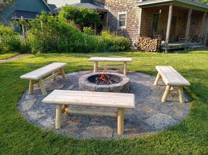 Outdoor Farmhouse Entryway Bench