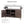 Outdoor Kitchen Island Bar Cart with Stainless Steel Top - Natural Finish