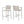 Outdoor Rust Proof Aluminum Barstools with Lightweight Frame - Dark Gray or Pearl Silver