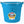 Little Giant All Purpose Heavy Duty Flat Back 20 Quart Plastic Bucket, Teal