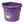 Little Giant All Purpose Heavy Duty Flat Back 22 Quart Plastic Bucket, Purple - TRAPSKI