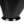 Panacea Products Modern Round Powder Coated Steel Fireplace Coal Scuttle, Black