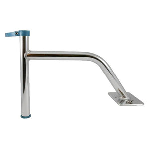 Panther 6" Quick Release King Pin Bow Mount Bracket - Clear - Anodized - TRAPSKI