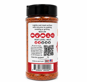 Premium All Purpose Gluten Free Keto Friendly BBQ Rub 8.6 oz