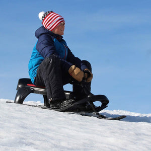 Flexible Flyer PT Blaster Plastic Steering Snow Ski Sled with Brakes and Seat
