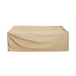 Patio 3 Seater Sofa Cover with Durable UV-Resistant Fabric - Beige or Dark Gray