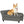 PawHut Gray Pet Sofa Dog Couch for Small to Medium Dogs