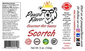 Pawpa Flavor Scortch Hot Sauce